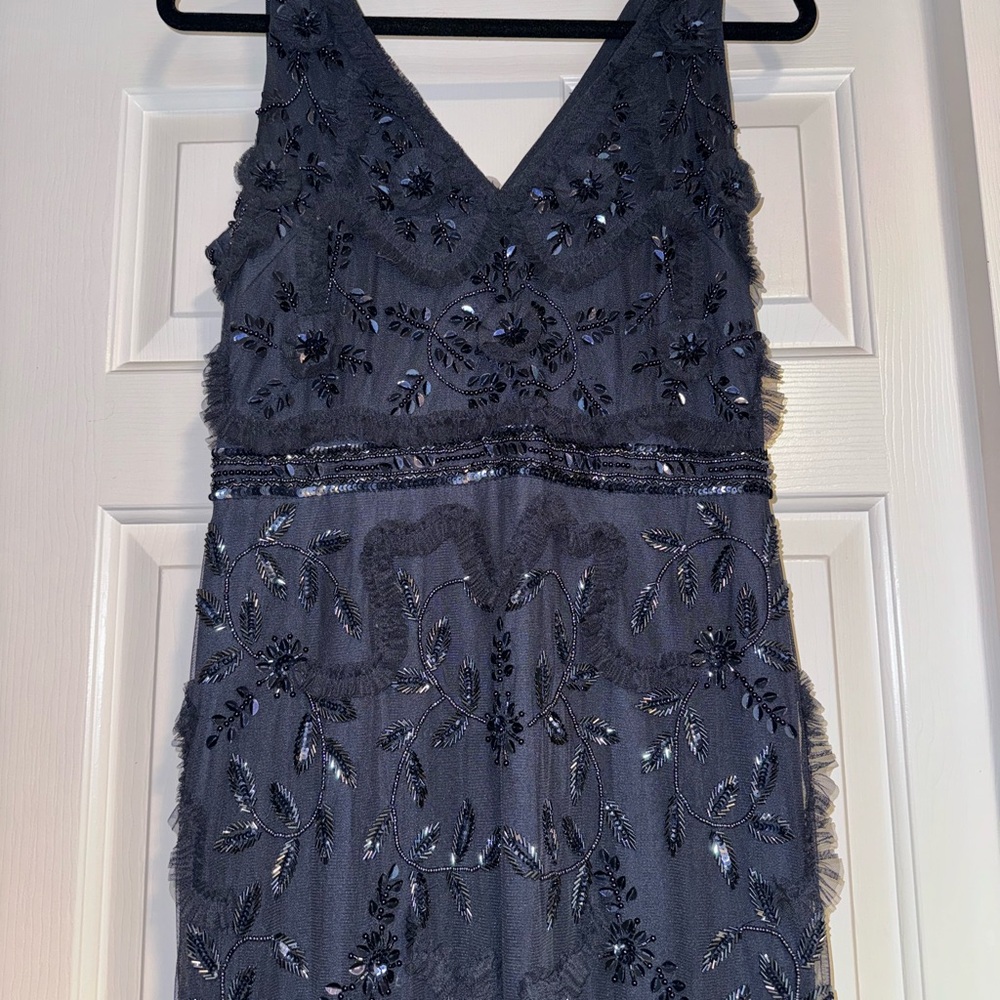 Aidan Mattox Bead & Sequin Gown - image 2